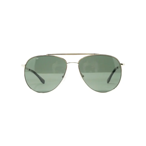 Men's Lacoste Grey Polarized Lens Gold Sunglasses - Size: ONE size Men's Lacoste Grey Polarized Lens Gold Sunglasses - Size: ONE size