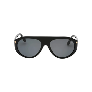 Men's Tom Ford Rex Smoke Lensed Shiny Black Sunglasses - Size: ONE size Men's Tom Ford Rex Smoke Lensed Shiny Black Sunglasses - Size: ONE size