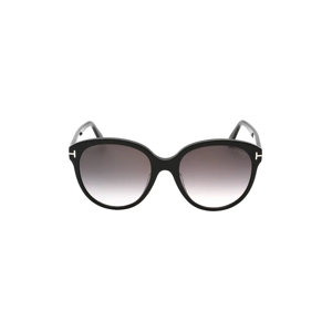 Women's Tom Ford Gradient Smoke Lensed Shiny Black Plastic Sunglasses - Size: ONE size Women's Tom Ford Gradient Smoke Lensed Shiny Black Plastic Sunglasses - Size: ONE size