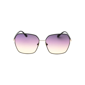 Women's Tom Ford Claudia-02 Gradient Smoke Lens Shiny Black Sunglasses - Size: ONE size Women's Tom Ford Claudia-02 Gradient Smoke Lens Shiny Black Sunglasses - Size: ONE size