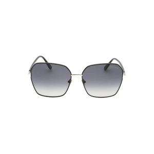 Women's Tom Ford Claudia-02 Smoke Polarized Lens Shiny Black Sunglasses - Size: ONE size Women's Tom Ford Claudia-02 Smoke Polarized Lens Shiny Black Sunglasses - Size: ONE size