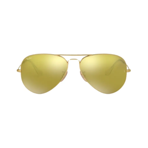 Men's Ray-Ban Aviator Light Brown Lens Gold Sunglasses - Size: ONE size Men's Ray-Ban Aviator Light Brown Lens Gold Sunglasses - Size: ONE size