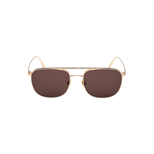 Men's Tom Ford Jake Brown Lens Shiny Rose Gold Sunglasses - Size: ONE size Men's Tom Ford Jake Brown Lens Shiny Rose Gold Sunglasses - Size: ONE size