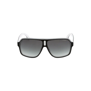 Men's Carrera Grey Lens White Inner Legs Black Sunglasses - Size: ONE size Men's Carrera Grey Lens White Inner Legs Black Sunglasses - Size: ONE size