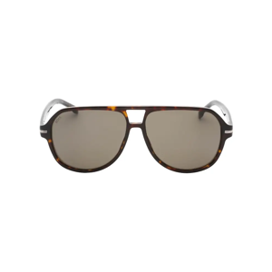 Men's Hugo Boss Havana Brown Framed Grey Lens Sunglasses - Size: ONE size Men's Hugo Boss Havana Brown Framed Grey Lens Sunglasses - Size: ONE size