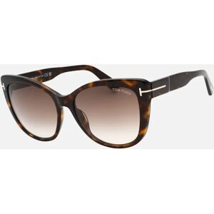 Women's Tom Ford Gradient Roviex Dark Havana Brown Sunglasses - Size: ONE size Women's Tom Ford Gradient Roviex Dark Havana Brown Sunglasses - Size: ONE size