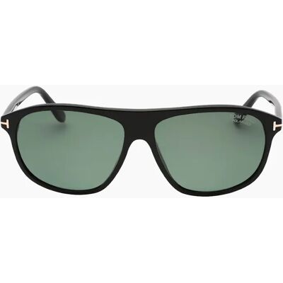 Men's Tom Ford Prescott Green Polarized Lens Shiny Black Sunglasses - Size: ONE size Men's Tom Ford Prescott Green Polarized Lens Shiny Black Sunglasses - Size: ONE size