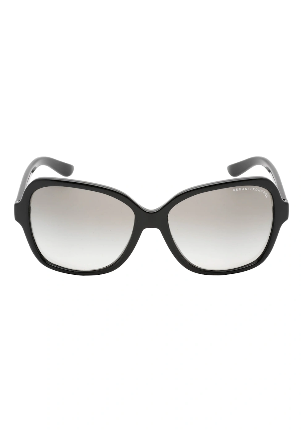 Men's Armani Exchange Grey Gradient Lens Black Sunglasses - Size: ONE size