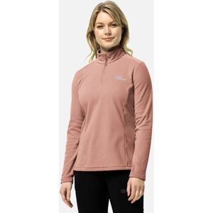 Women's Jack Wolfskin Womens Taunus Half Zip Pullover Fleece - Orange - Size: 14 Women's Jack Wolfskin Womens Taunus Half Zip Pullover Fleece - Orange - Size: 14