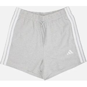 Women's Adidas W 3S SJ Women's Light Grey/White Shorts - Size: LARGE 16-18 Women's Adidas W 3S SJ Women's Light Grey/White Shorts - Size: LARGE 16-18