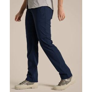 Women's Craghoppers Womens NosiLife Pro III Zip Off Walking Trousers - Navy - Size: 10 s Women's Craghoppers Womens NosiLife Pro III Zip Off Walking Trousers - Navy - Size: 10 s