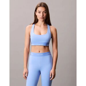 Women's Calvin Klein Womens Quick-Dry Medium Impact Sports Bra Blue - Size: SMALL Women's Calvin Klein Womens Quick-Dry Medium Impact Sports Bra Blue - Size: SMALL