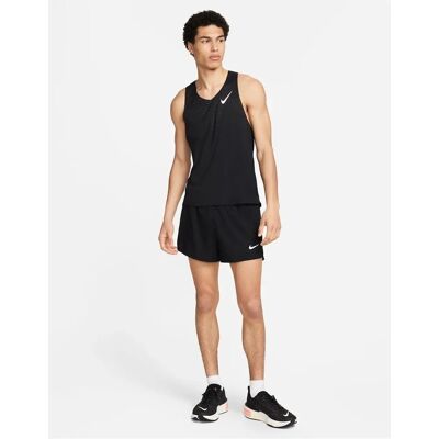 Nike AeroSwift 2XL Black Running Tank Top Nike AeroSwift 2XL Black Running Tank Top