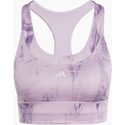 Adidas Women's Ms Pkt Aop Low Impact Sports Bra Womens - Purple - Size: M a-b Adidas Women's Ms Pkt Aop Low Impact Sports Bra Womens - Purple - Size: M a-b