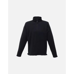 Men's Regatta Mens Micro Zip Neck Fleece Top (170 GSM) - Black - Size: Regular/36