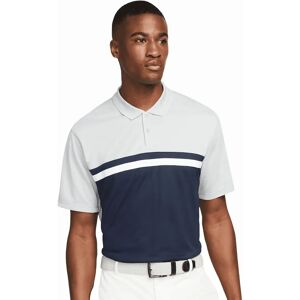 Men's Nike Mens Victory Dri-FIT Golf Polo Shirt - Light Smoke Grey Obsidian Blue - Size: S