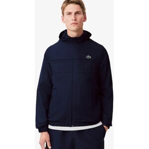 Men's Lacoste Men's Water-Repellent Sport Track Jacket - Navy - Size: 46