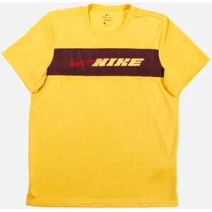 Men's Nike Men's Dri-Fit Yellow Sport Clash Superset Training T-Shirt - Size: 36