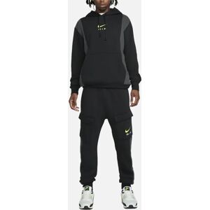 Men's NIKE FV0167 Mens Tracksuit Set Jogging Bottom Pullover Fleece Hoodie Black Tops - Size: L Men's NIKE FV0167 Mens Tracksuit Set Jogging Bottom Pullover Fleece Hoodie Black Tops - Size: L