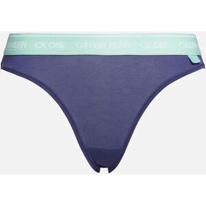 Calvin Klein Women's CK One Limited Edition Bikini Brief, Blue Whale - Navy - Size: 10
