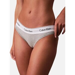 Calvin Klein Women's Icon Cotton Modal Bikini Brief, Grey Heather - Size: L