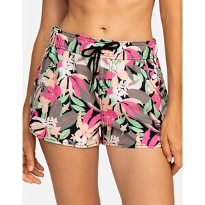 Women's Roxy Womens Roxy Wave Printed 2" Swim Swimming Boardshorts - Anthracite Palm Song - Size: S Women's Roxy Womens Roxy Wave Printed 2" Swim Swimming Boardshorts - Anthracite Palm Song - Size: S