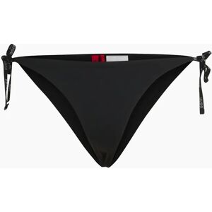 Hugo Boss Women's Logo Tie Pure Bikini Bottoms, Black - Size: L Hugo Boss Women's Logo Tie Pure Bikini Bottoms, Black - Size: L