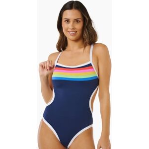 Ripcurl Women's Rip Curl Womens Surf Stripe Cheeky 1 Piece Swimsuit - Navy - Size: XL Ripcurl Women's Rip Curl Womens Surf Stripe Cheeky 1 Piece Swimsuit - Navy - Size: XL