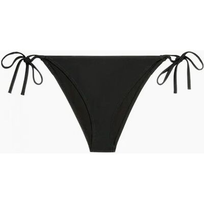 Calvin Klein Women's Swimwear Intense Power String Side Tie Cheeky Bikini Bottoms, Black - Size: XL Calvin Klein Women's Swimwear Intense Power String Side Tie Cheeky Bikini Bottoms, Black - Size: XL
