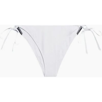 Calvin Klein Women's Swimwear Intense Power String Side Tie Cheeky Bikini Bottoms, White - Size: S Calvin Klein Women's Swimwear Intense Power String Side Tie Cheeky Bikini Bottoms, White - Size: S