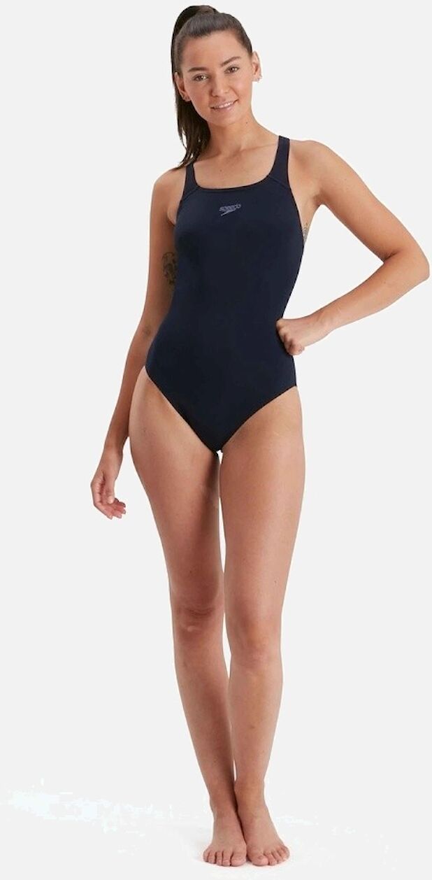 Women's Speedo Womens/Ladies Medalist Eco Endurance+ One Piece Swimsuit - Navy - Size: 40CM