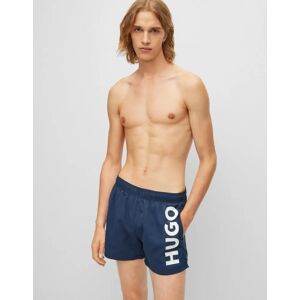 Men's HUGO ABAS Mens Quick Dry Swim Shorts - Navy - Size: 35/34/32