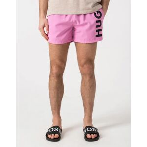 HUGO Men's ABAS Lined Swim Shorts - Medium Pink - Size: 32/30/31