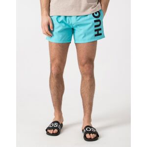 HUGO Men's ABAS Lined Swim Shorts - Turquoise Aqua - Size: 33/32/32
