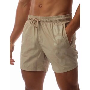 Hugo Boss Men's Octopus Swim Shorts - Cream - Size: 35/34/32
