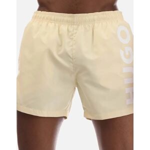 Hugo Boss Men's Abas Logo Print Swim Shorts - Yellow - Size: 32/30/31 Hugo Boss Men's Abas Logo Print Swim Shorts - Yellow - Size: 32/30/31