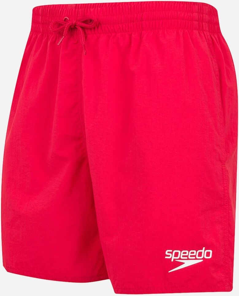 Men's Speedo Mens Essentials 16 Swim Shorts - Red - Size: 37/36/32