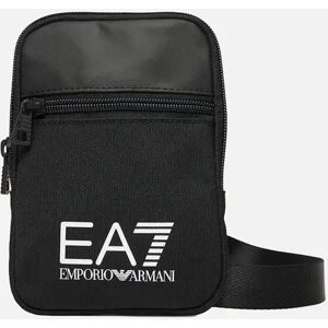 Men's EA7 Emporio Armani Core Small Cross Body Bag Black/White - Size: ONE size