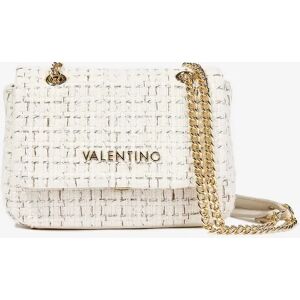 Girl's Valentino Tweed Flap Bag in Ivory (18.5cm) - Cream - Size: ONE size, Girl's Valentino Tweed Flap Bag in Ivory (18.5cm) - Cream - Size: ONE size,