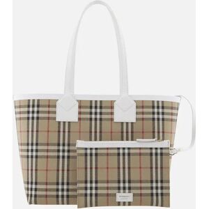 Burberry Women's Check Cotton Canvas Medium London Tote - Size: UNI Burberry Women's Check Cotton Canvas Medium London Tote - Size: UNI