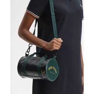 Fred Perry Classic Mini Barrel Bag - Navy/Grassroots 83A - Black - Size: ONE size Fred Perry Classic Mini Barrel Bag - Navy/Grassroots 83A - Black - Size: ONE size