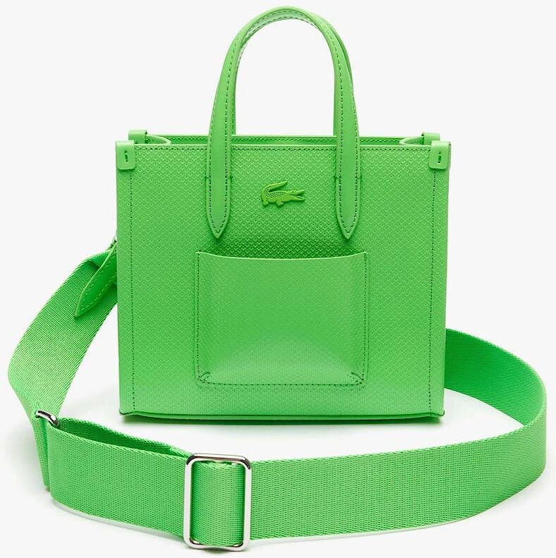 Lacoste Women's Mini Chantaco Leather Tote Bag - Green - Size: ONE size
