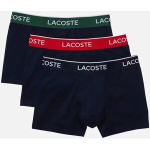 Men's Lacoste Men's 3 Pack Boxers With Branded Waistband - Black - Size: 35/34/32/40/Regular Men's Lacoste Men's 3 Pack Boxers With Branded Waistband - Black - Size: 35/34/32/40/Regular