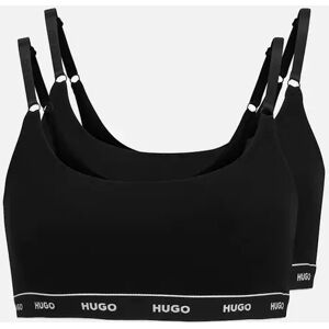 Hugo Boss Women's 2-Pack Classic Logo Bralettes, Black - Size: 18/20 Hugo Boss Women's 2-Pack Classic Logo Bralettes, Black - Size: 18/20