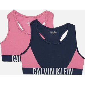 Calvin Klein Girl's Girls 2 Pack Intense Power Bralette, Petal Red/Navy Iris - Pink - Size: 14 years/15 years/16 years Calvin Klein Girl's Girls 2 Pack Intense Power Bralette, Petal Red/Navy Iris - Pink - Size: 14 years/15 years/16 years