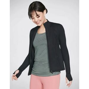 Women's Skechers W03JA158/BLK GOFLEX MESH Womens Jacket Black - Size: LARGE Women's Skechers W03JA158/BLK GOFLEX MESH Womens Jacket Black - Size: LARGE