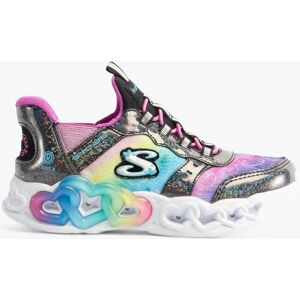 Girl's Skechers 303755L/BKMT INFINITE HEART LIGHTS - ETERN Girls Trainers Black/Multi - Size: UK 10 small kids Girl's Skechers 303755L/BKMT INFINITE HEART LIGHTS - ETERN Girls Trainers Black/Multi - Size: UK 10 small kids