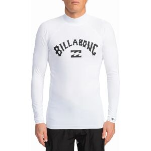 Men's Billabong Mens Logo Surf Long Sleeve Rash Vest - White - Size: XL Men's Billabong Mens Logo Surf Long Sleeve Rash Vest - White - Size: XL