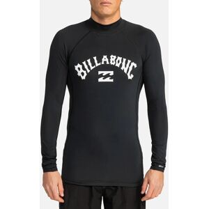 Men's Billabong Mens Logo Surf Long Sleeve Rash Vest - Black - Size: M Men's Billabong Mens Logo Surf Long Sleeve Rash Vest - Black - Size: M