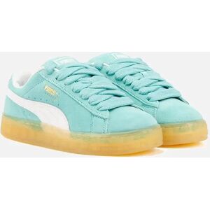 Women's Puma Suede XL Suede Aquatic/White Trainers - Blue - Size: 6 Women's Puma Suede XL Suede Aquatic/White Trainers - Blue - Size: 6